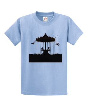 Merry Go Sunset Unisex Kids And Adults T-Shirt